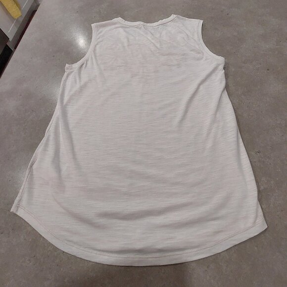 GAP Women's Beige Sleeveless Tank w/Tan Embroidered Design - Size XS/TP - Picture 4 of 8